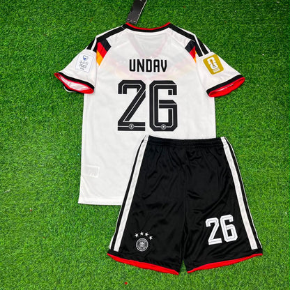 Maillot de football domicile Deniz Undav Allemagne Coupe du Monde 2026 pour enfant