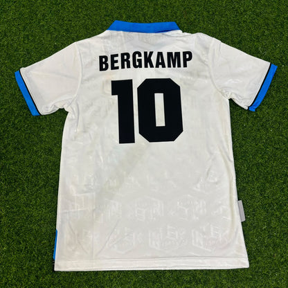 Dennis Bergkamp Inter Mailand 1997-1998 Auswärts Kinder Retro Fußball Trikot