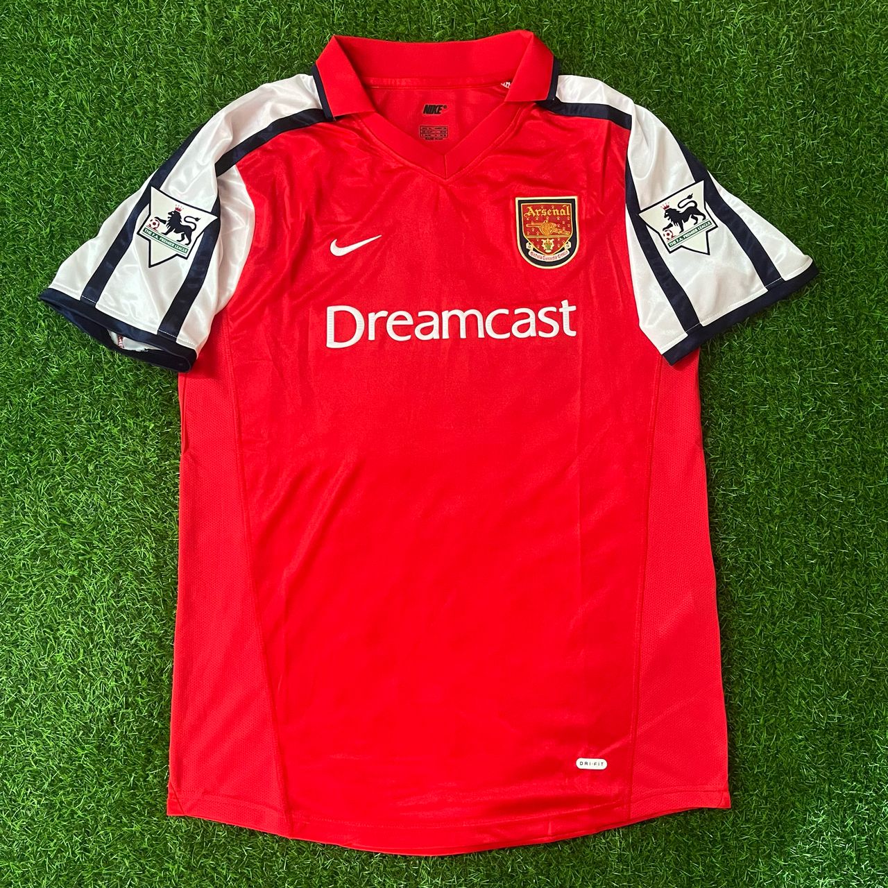 Dennis Bergkamp 10 - Arsenal 1999/2002 Kit Jersey Trikot Maillot Soccer Shirt