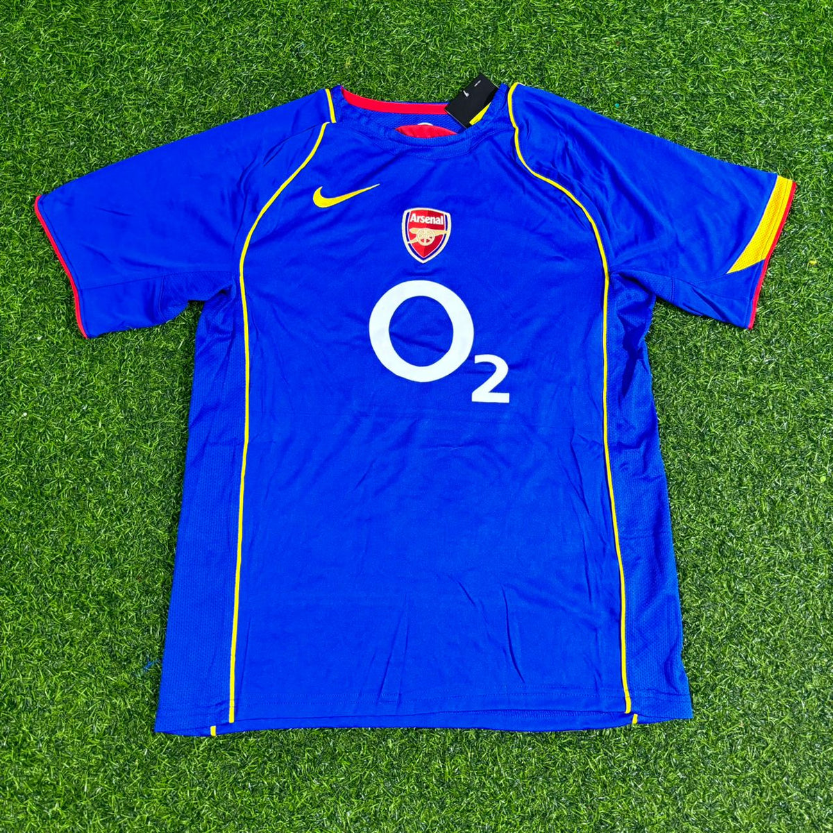Dennis Bergkamp Arsenal 2004-2005 Blue Retro Football Jersey
