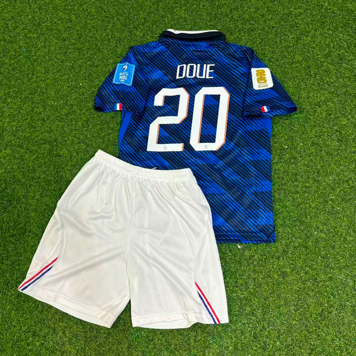 Desire Doue #20 Frankreich WM 2026 Kinder-Fußballtrikot Heim