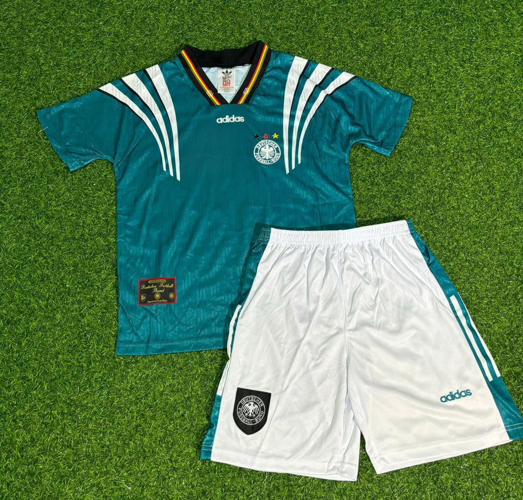 Lukas Podolski #20 Deutschland Retro Heim Kinder Fußballtrikot