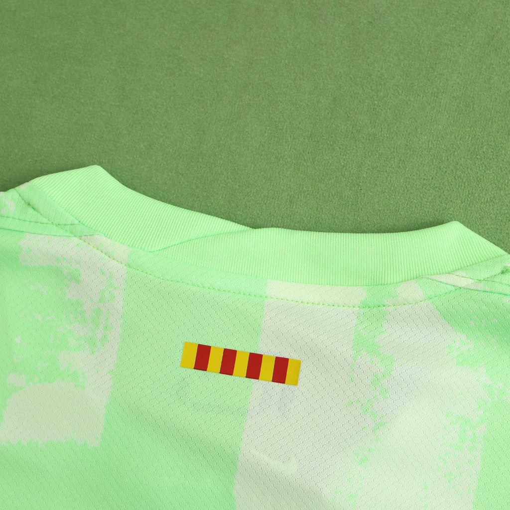 FC Barcelona 2024-2025 Season Third Green Football Jersey Trikot Maillot