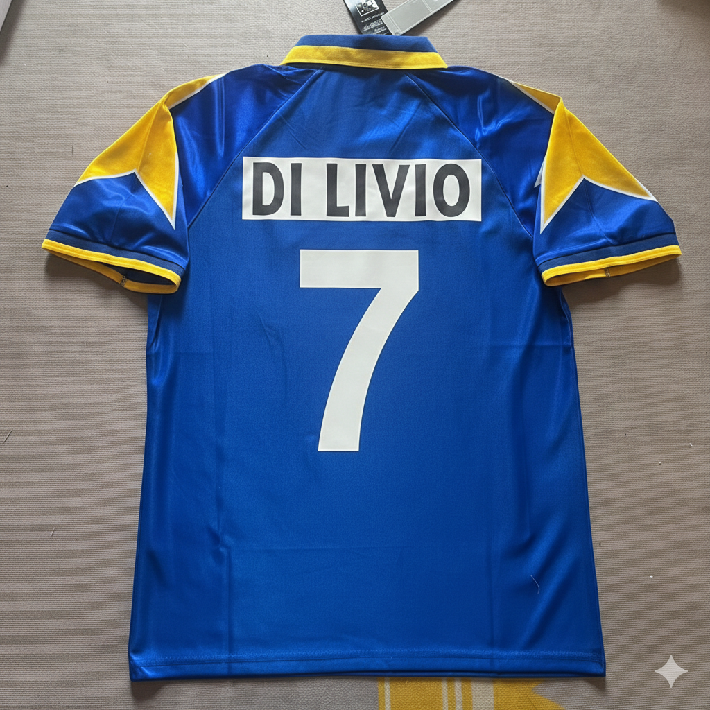 Angelo Di Livio 7 – Maillot rétro Juventus 1995–1997 – | Trikot | Maillot