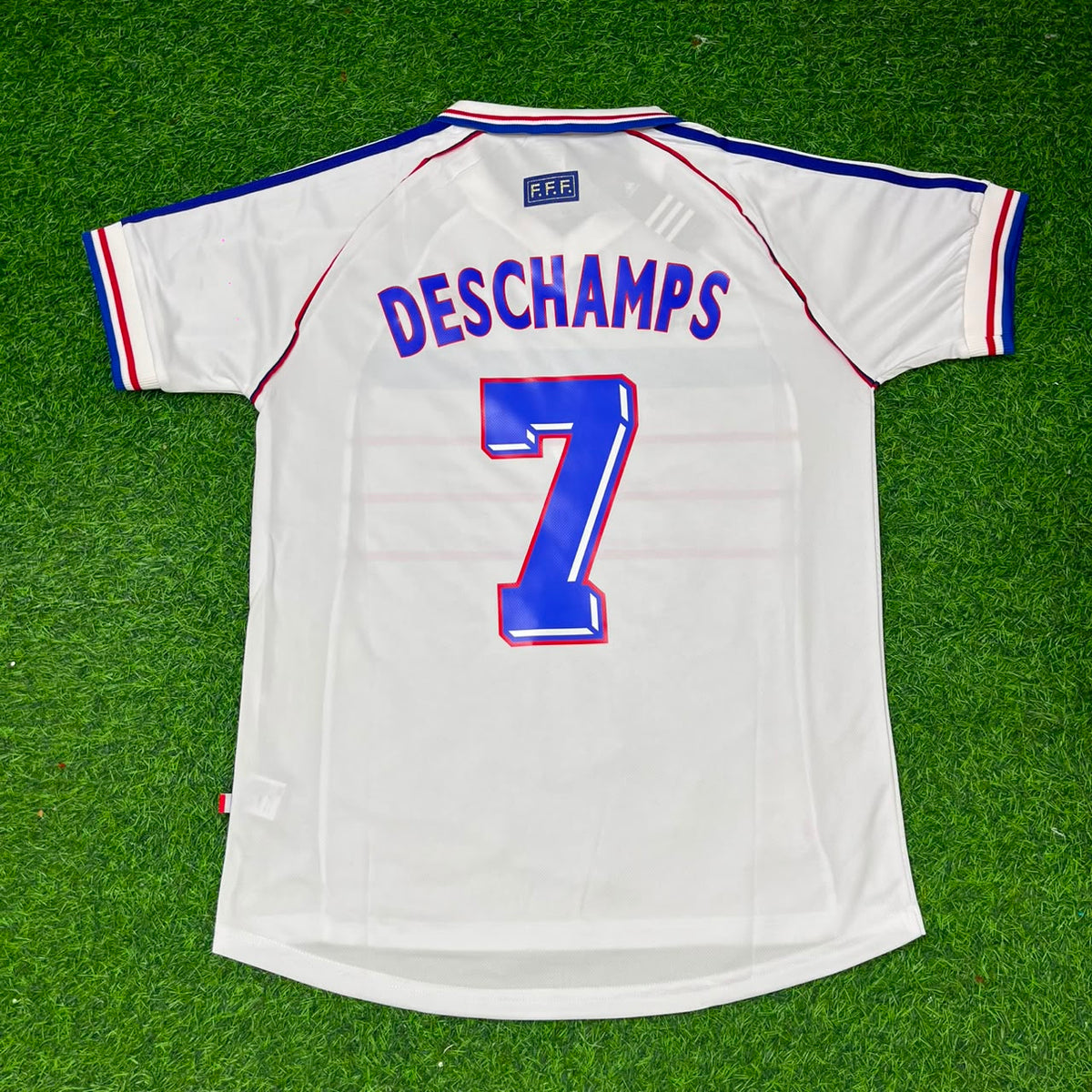 Didier Deschamps France 1998 World Cup Retro Jersey Maillot Trikot