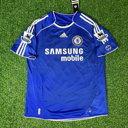 Didier Drogba – Chelsea 2006–2008 Season Retro Kit Jersey – | Trikot | Maillot Soccer Shirt
