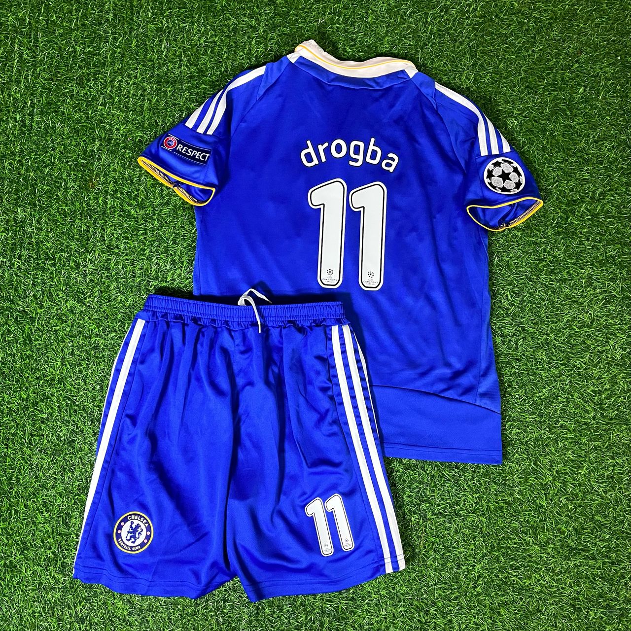 Didier Drogba 11 – Chelsea 2008 Champions League Finale Kinder Trikot Fußball Trikot