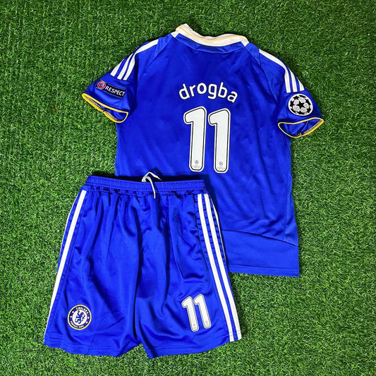 Didier Drogba 11 – Chelsea 2008 Champions League Final Kids Jersey Kinder Trikot Maillot Enfant Soccer Shirt