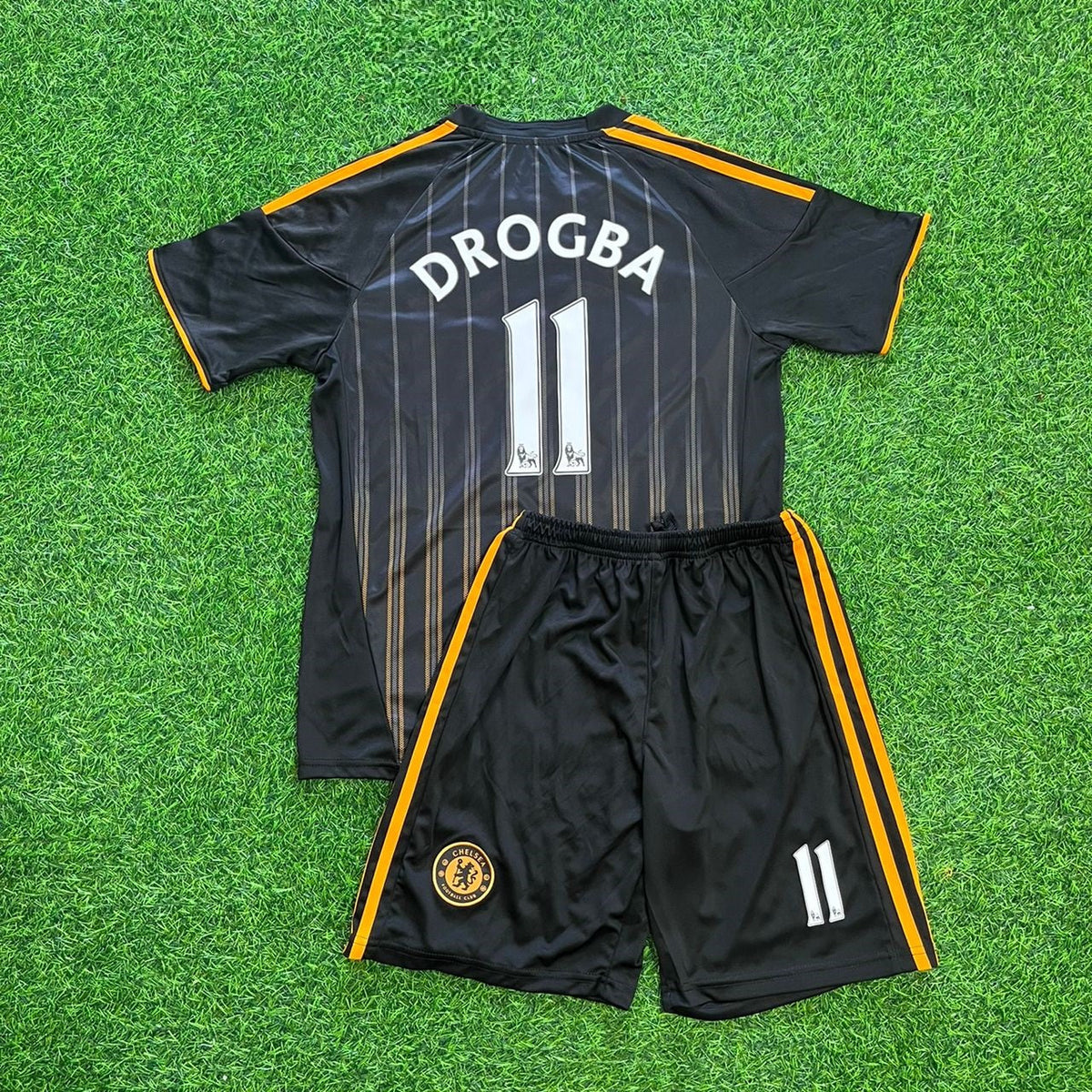 Didier Drogba Chelsea 2010/2011 Kids Retro Football Jersey
