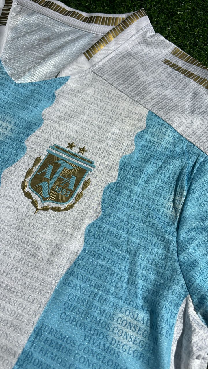 Diego Armando Maradona Argentina Commerative Anniversary Football Jersey Trikot Maillot