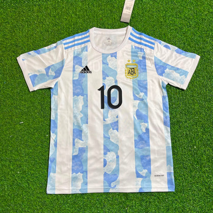 Juan Roman Riquelme 10 - Argentina Retro Kit Jersey Trikot Maillot Soccer Shirt