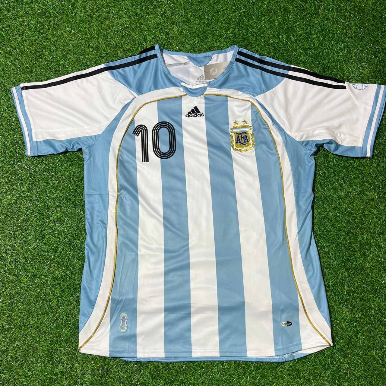 Diego Armando Maradona Argentina Retro Soccer Jersey Maillot Trikot