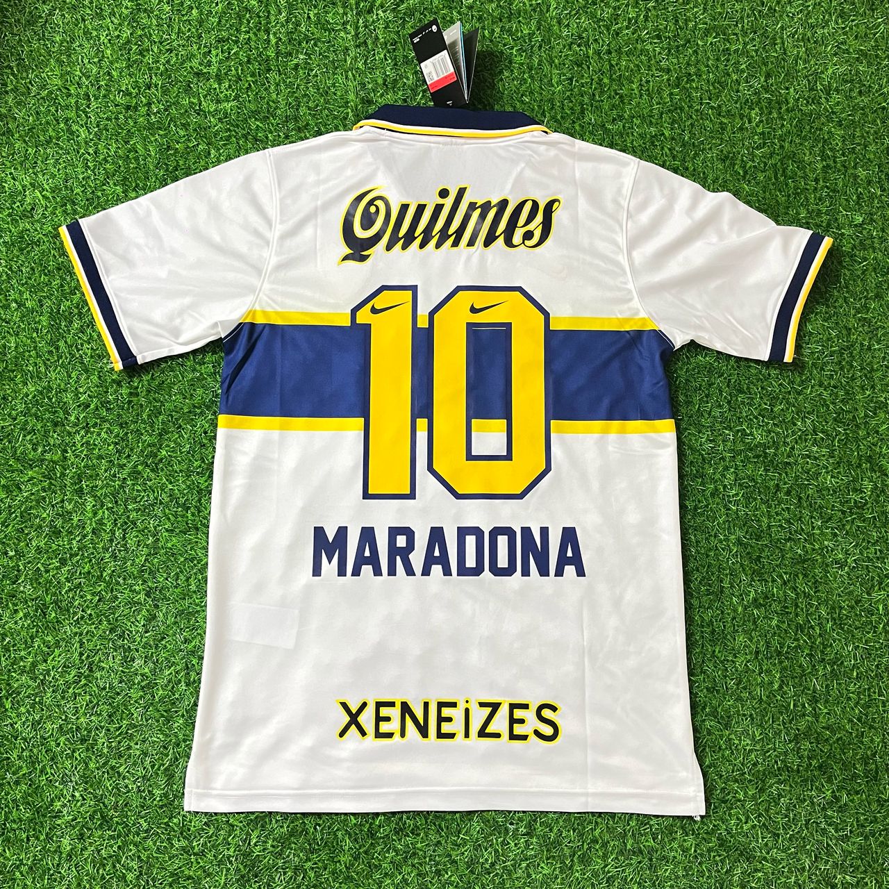 Diego Armando Maradona 10 - Boca Juniors 1996-1997 Kit Jersey Trikot Maillot