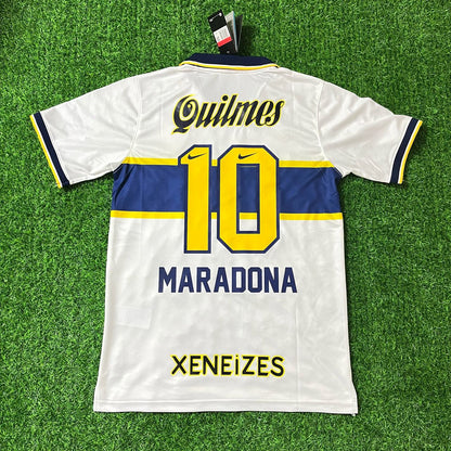 Diego Armando Maradona 10 Boca Juniors Retro Kinder Fußballtrikot-Set