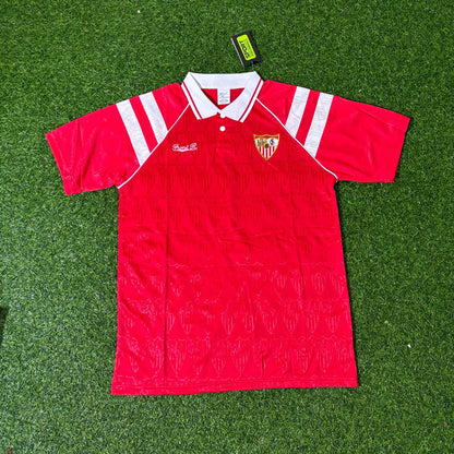 Diego Armando Maradona Sevilla 1992–1993 Rot Heim Retro Fußballtrikot Set