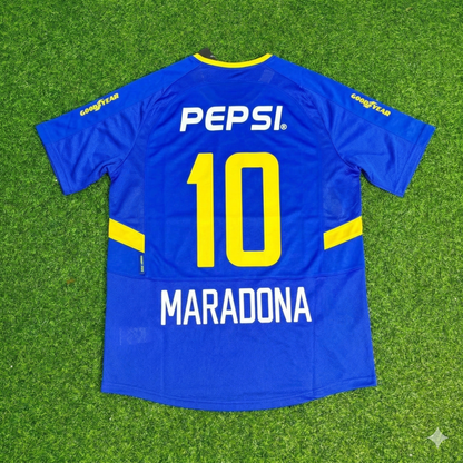 Diego Armando Maradona Boca Juniors Retro Trikot Maglia Soccer Shirt