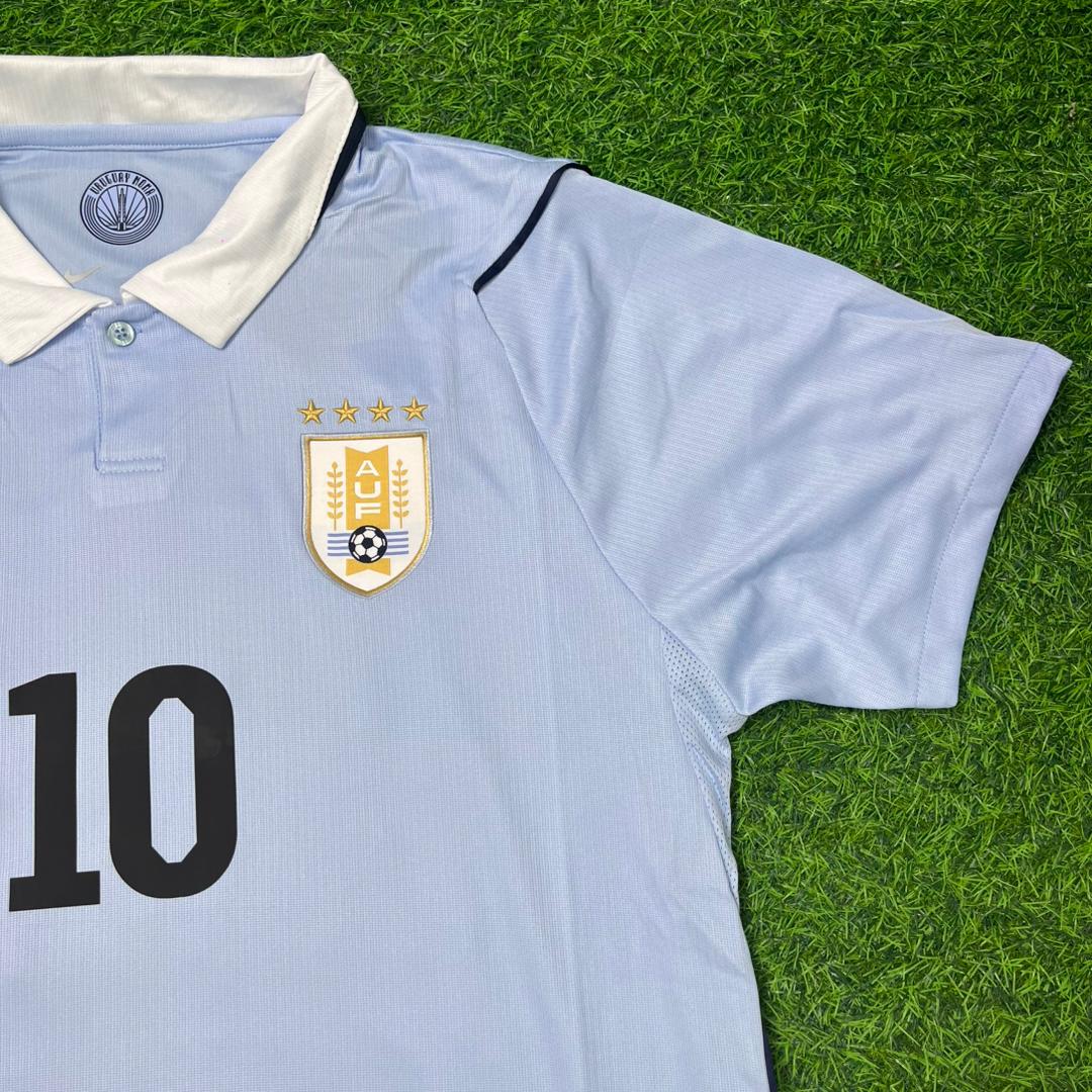 Diego Forlán #10 Uruguay WM-Gedenk-Sonder-Trikot blau
