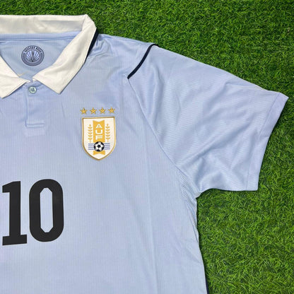 Diego Forlán #10 Uruguay WM-Gedenk-Sonder-Trikot blau