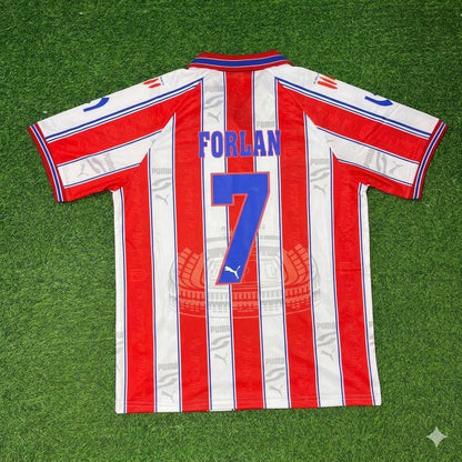 Diego Forlán Atlético Madrid Maillot de football rétro