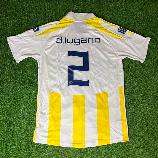 Diego Lugano Fenerbahçe 2007-2008 White Retro Kit Jersey – | Trikot | Maillot Soccer Shirt