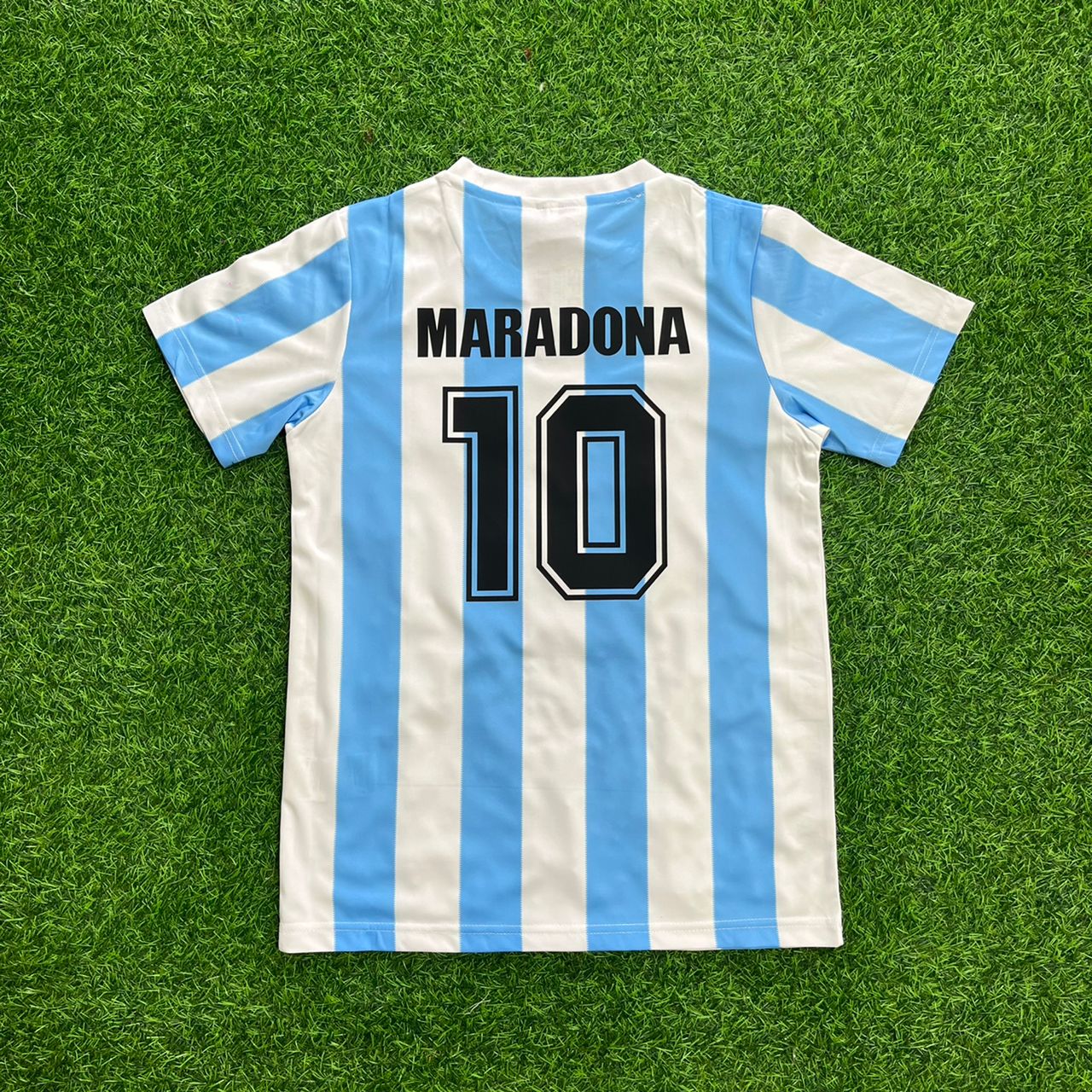 Kit maillot de football rétro Diego Maradona Argentine pour enfants