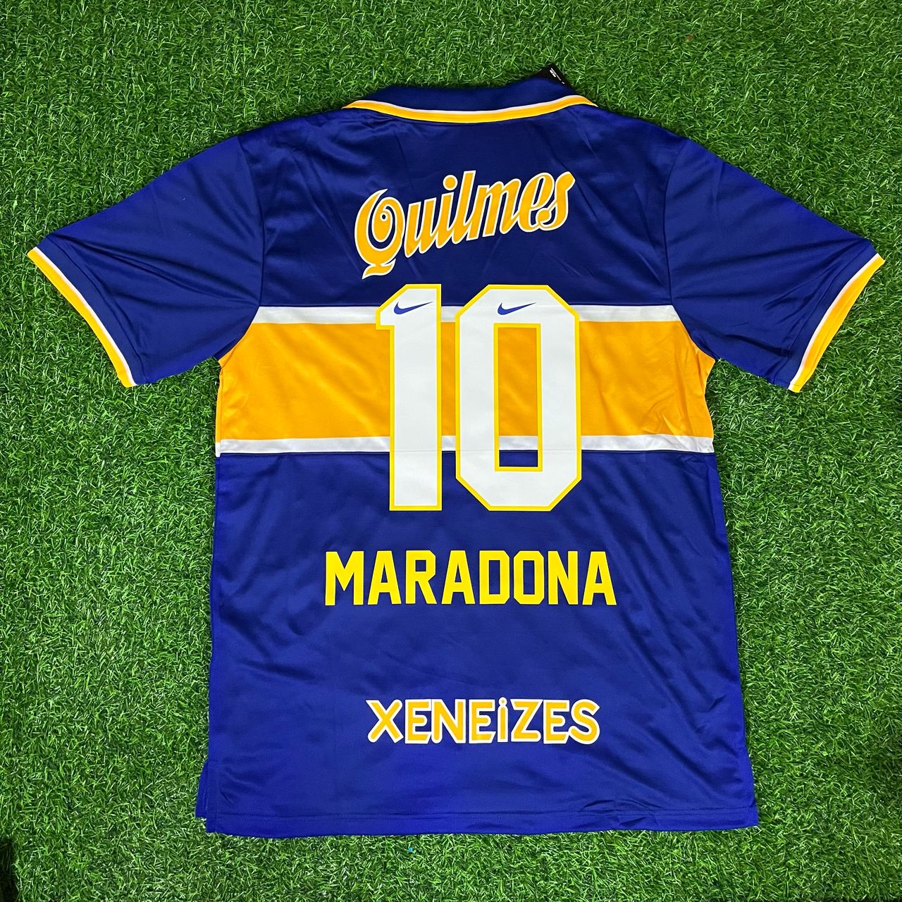 Diego Armando Maradona Boca Juniors 1996 1997 Retro Jersey Trikot Maglia