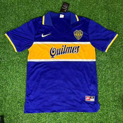 Diego Armando Maradona Boca Juniors 1996 1997 Retro Jersey Trikot Maglia