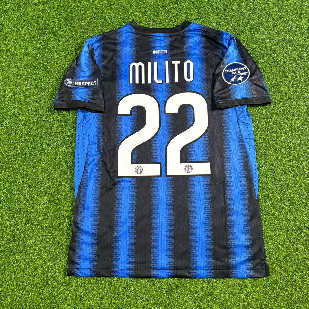 Diego Milito - Inter 2011 Trikot Fußball Maillot Maglia Soccer Shirt
