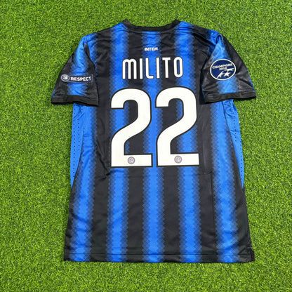 Diego Milito - Inter 2011 Trikot Fußball Maillot Maglia Soccer Shirt
