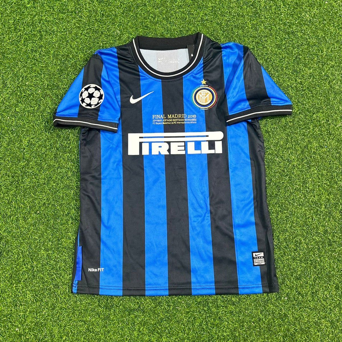 Diego Milito Inter Mailand 2010 Champions League Finale Kinder-Fußballtrikot