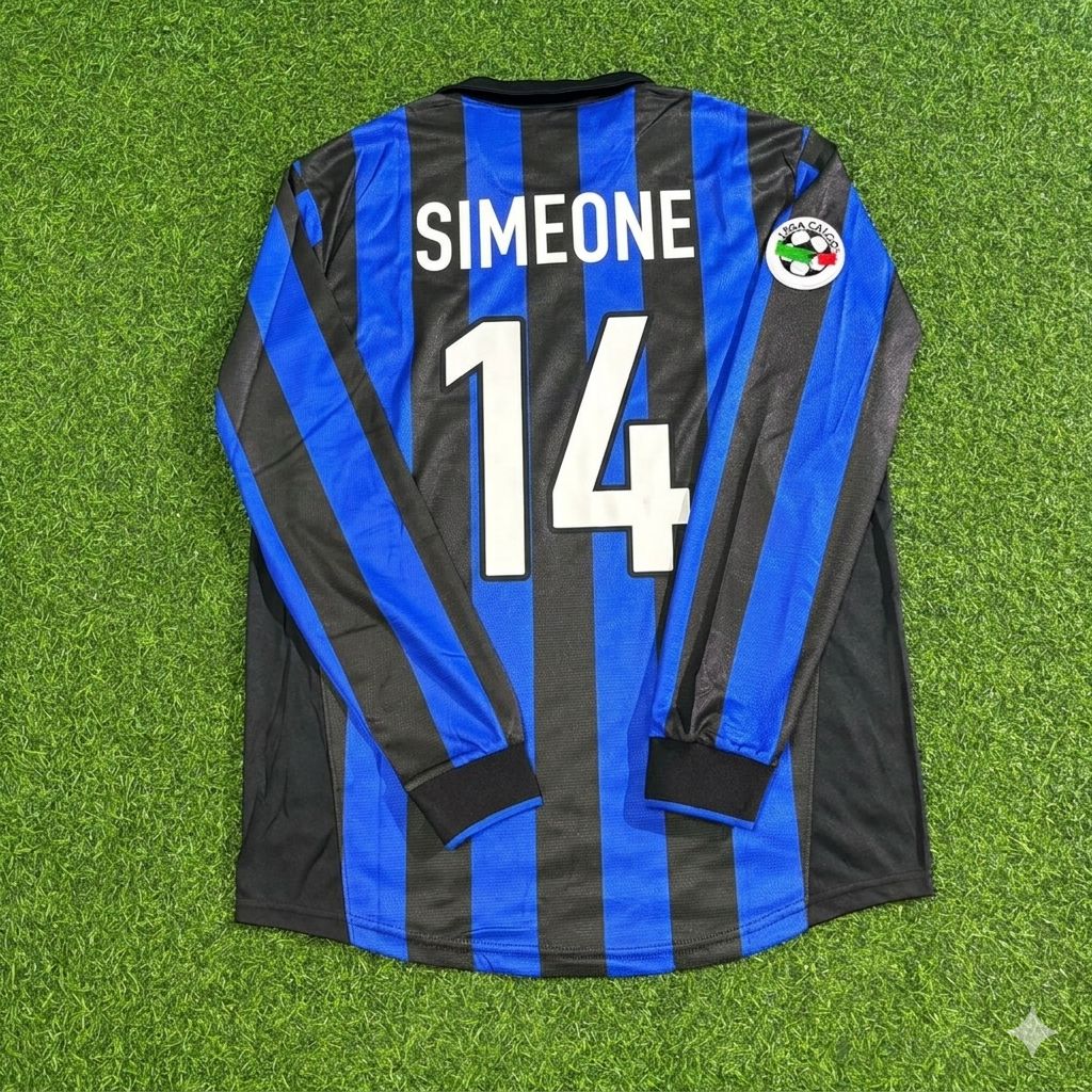 Diego Simeone - Inter 1998 1999 Retro Trikot Maillot Maglia Soccer Shirt