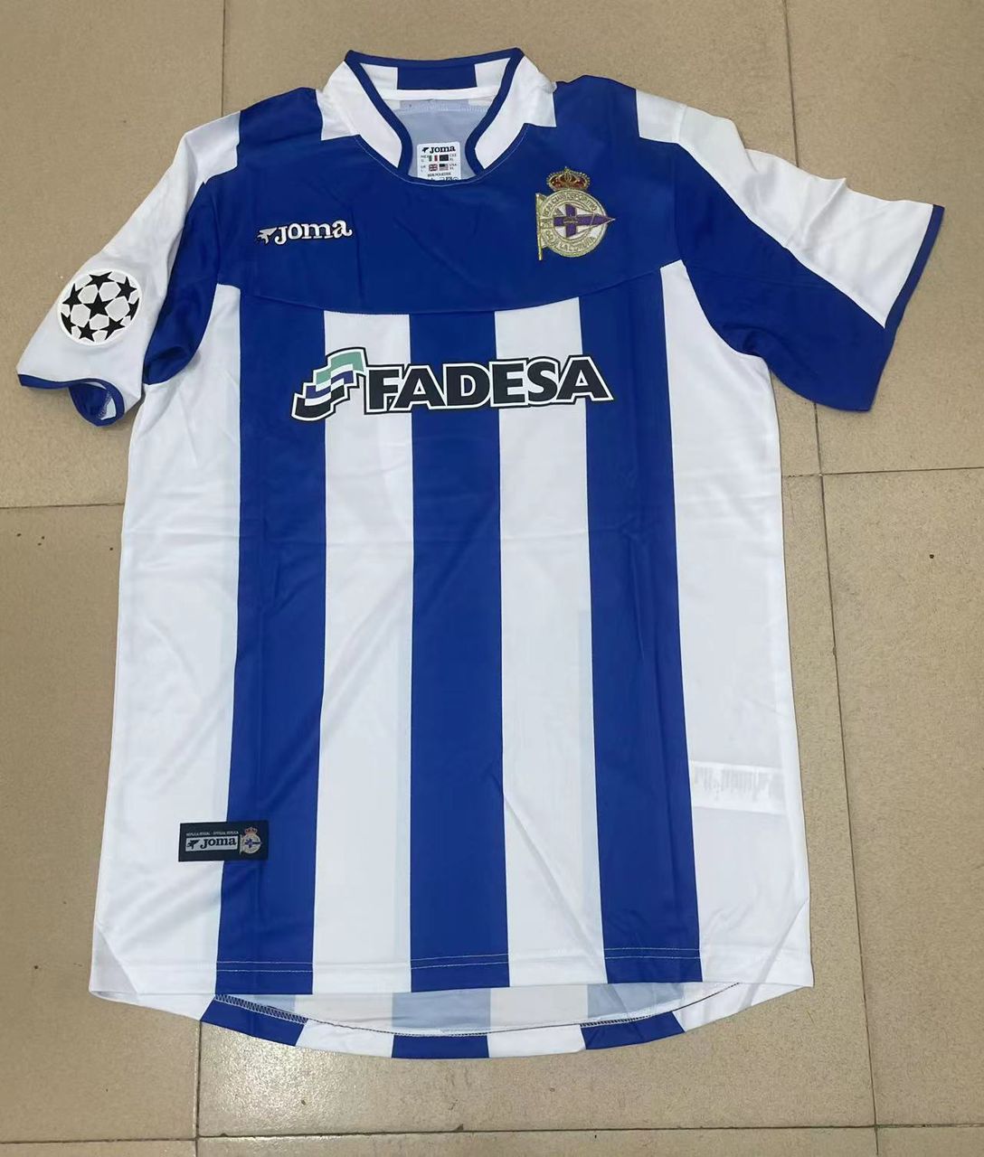 Albert Luque Deportivo La Coruña 2003 2004 Retro Trikot Fußballhemd