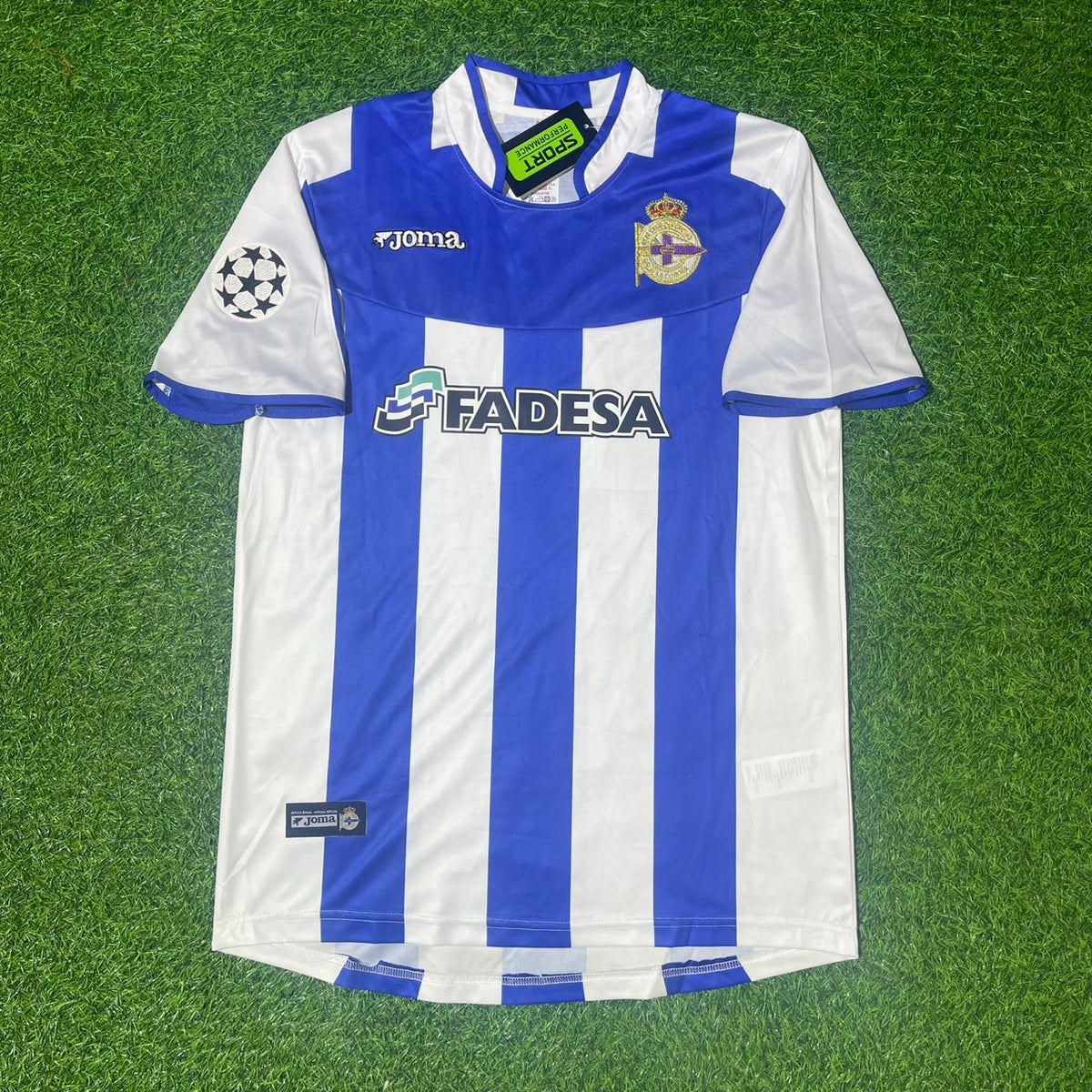Albert Luque Deportivo La Coruña 2003 2004 Retro Trikot Fußballhemd