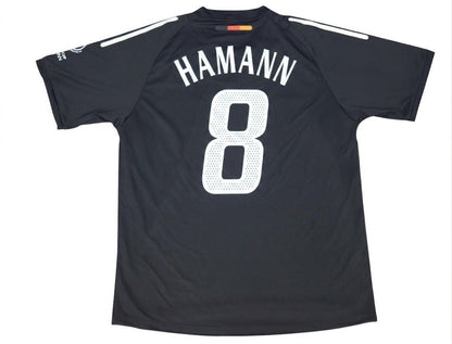 Dietmar Hamann Germany Deutschland 2002 World Cup Japan Korea Black Retro Jersey Trikot