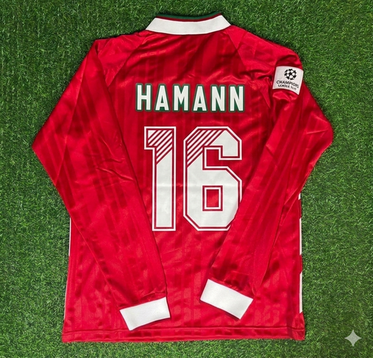 Liverpool Long Sleeve Retro Jersey – Dietmar Hamann