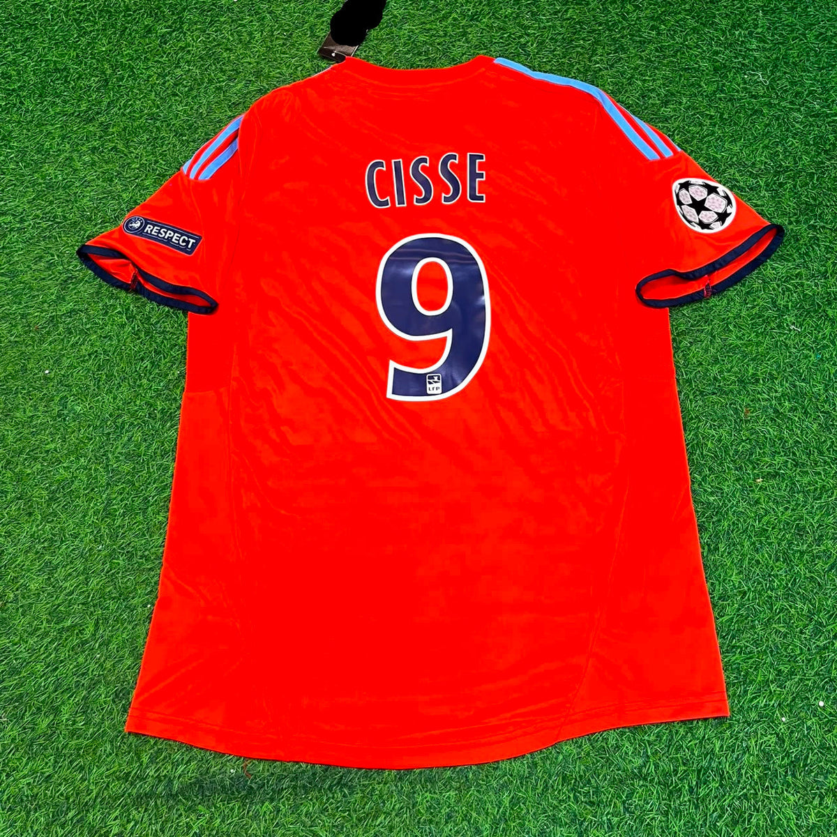 Djibril Cisse Marseille Retro Football Jersey Kit