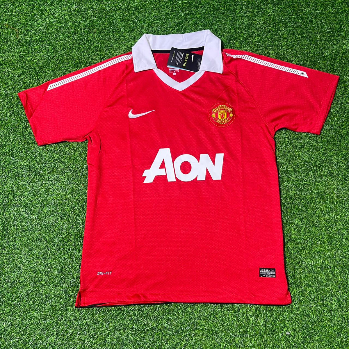 Paul Scholes Manchester United 2010/2011 Retro Home Football Jersey