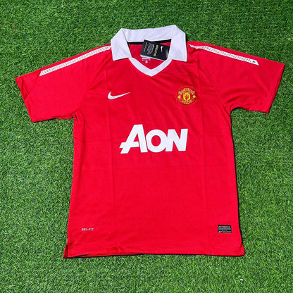 Paul Scholes Manchester United 2010/2011 Retro Home Football Jersey