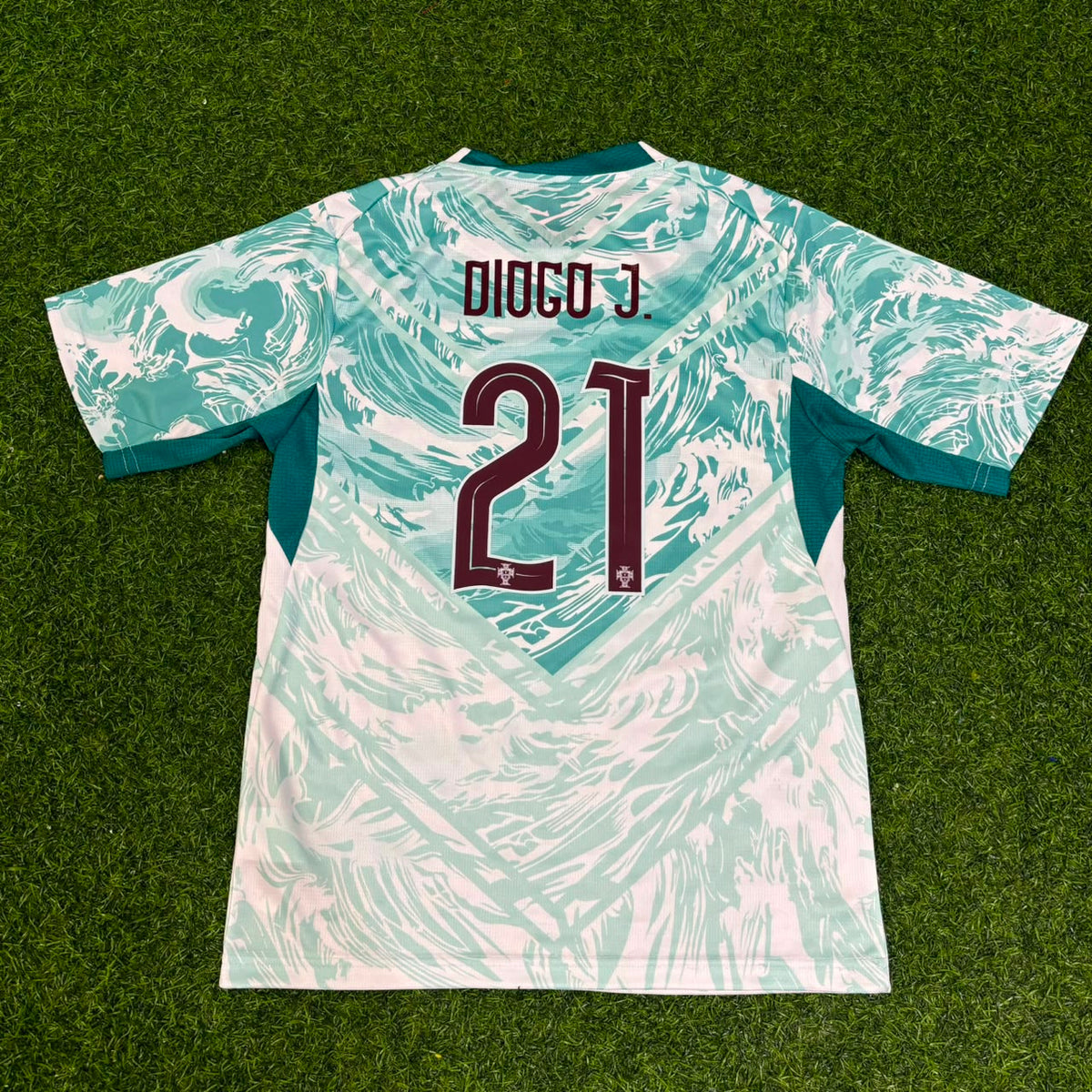 Diogo Jota Portugal WM 2026 Weißes Auswärtstrikot