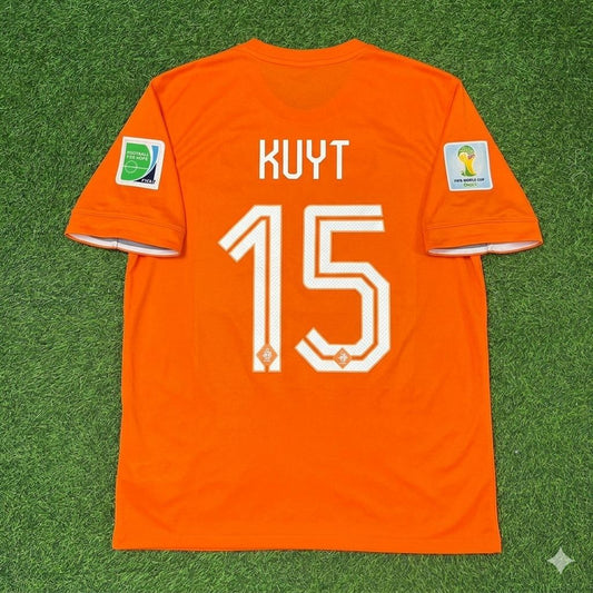 Dirk Kuyt Netherlands 2014 World Cup Home Football Jersey