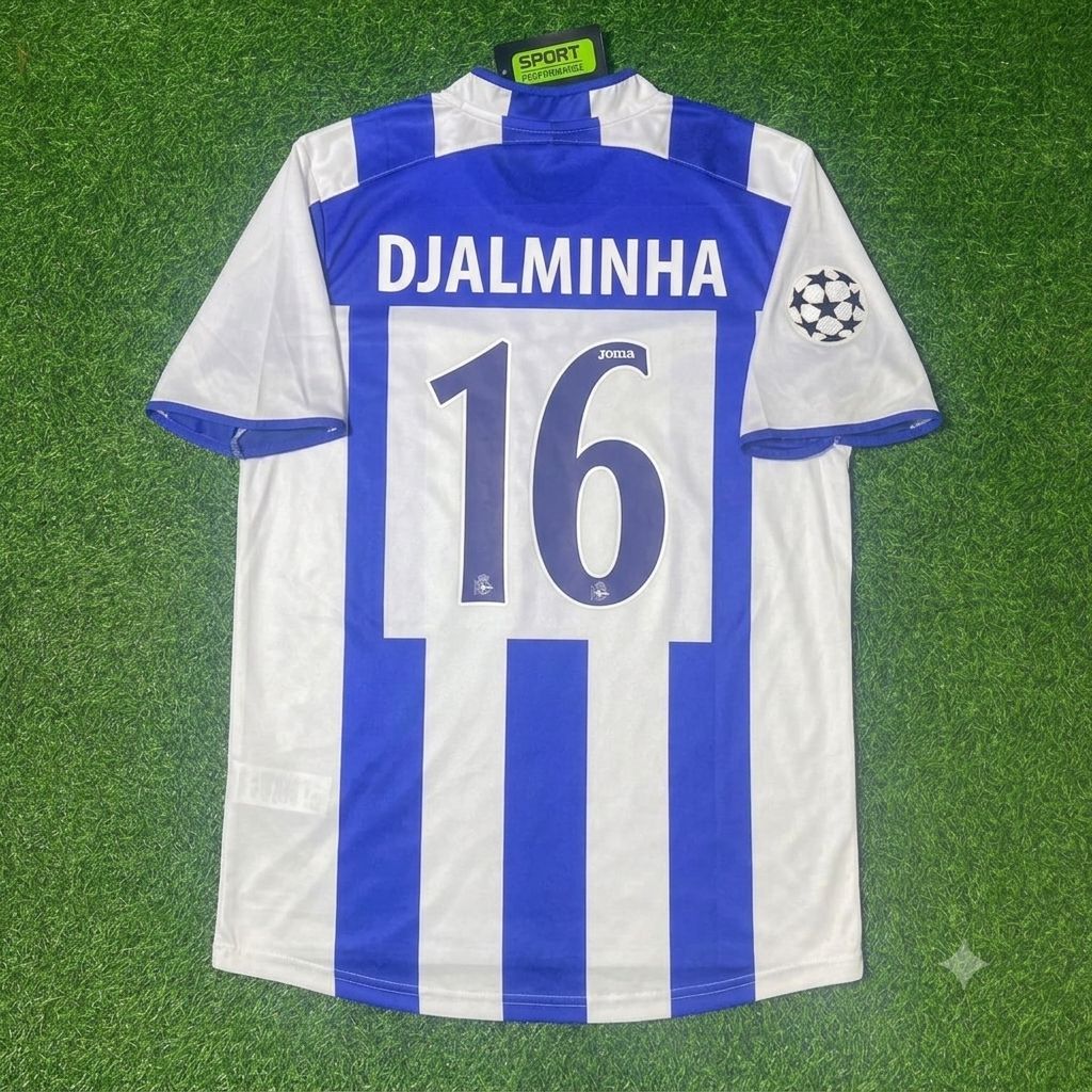 Djalminha Deportivo La Coruna 2003 2004 Retro Jersey Camiseta Soccer Shirt