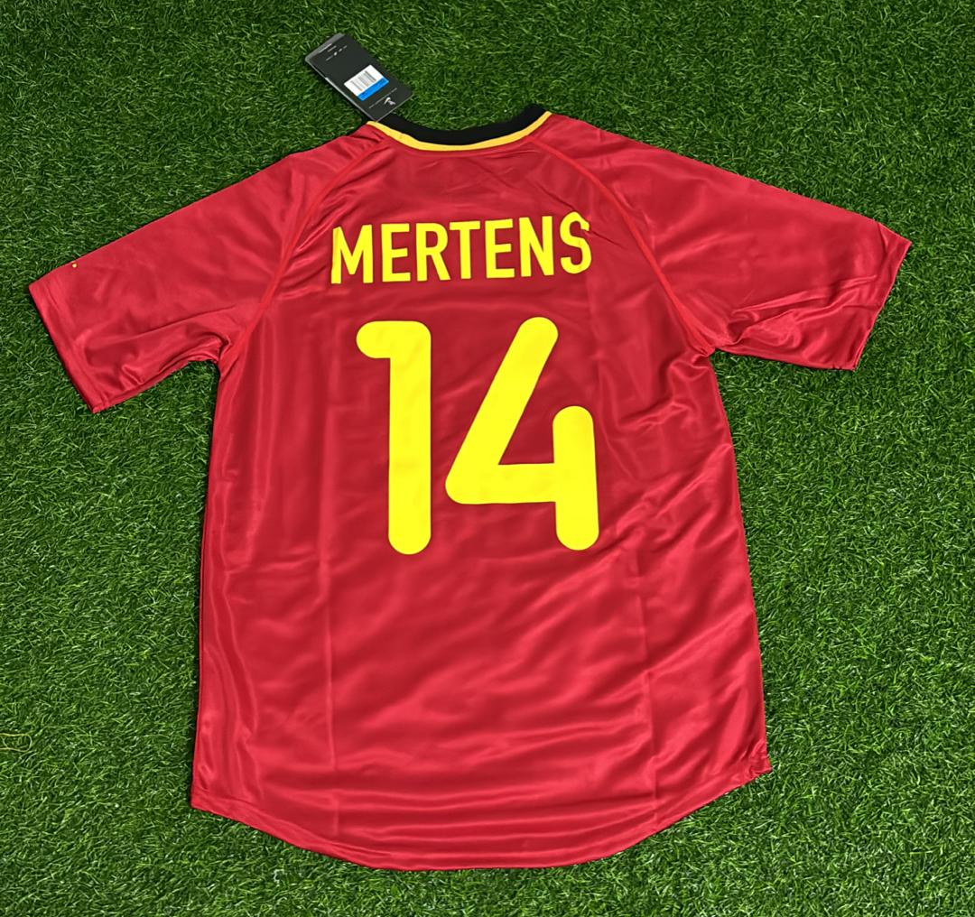Dries Mertens – Belgium Retro Kit Jersey Trikot Maillot