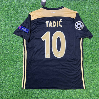 Ajax 2018/19 Champions League Black Retro Football Jersey – Dusan Tadic
