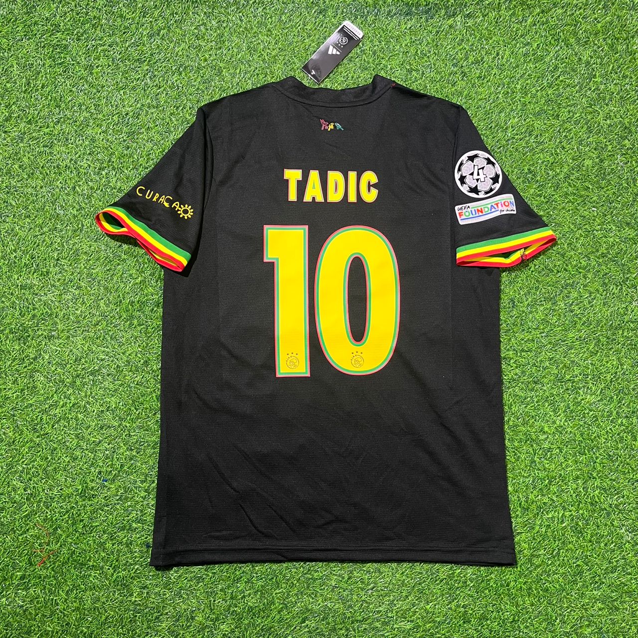 Dušan Tadić Ajax 2021–2022 Black Bob Marley Edition Retro-Fußballtrikot