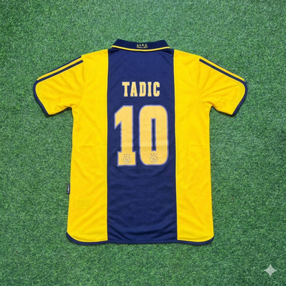 Ajax Yellow Retro Football Jersey – Dusan Tadic