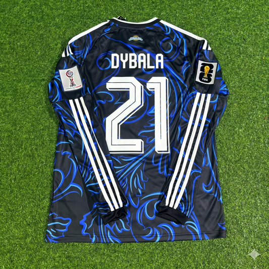 Paulo Dybala Argentinien WM 2026 Langarm-Fußballtrikot