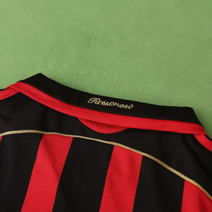 A.C. Mailand 06/07 Saison Rotes Auswärts-Retro-Trikot Fußballtrikot