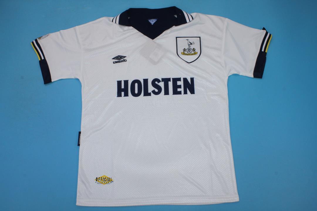 Jürgen Klinsmann Tottenham Hotspur 1994-1995 Home White Retro Football Jersey