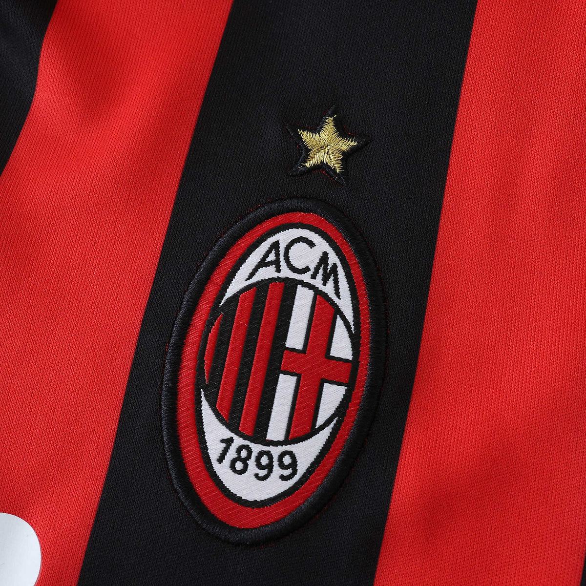 A.C. Milan 2008-2009 Season Retro Home Kids Football Jersey Trikot Maillot
