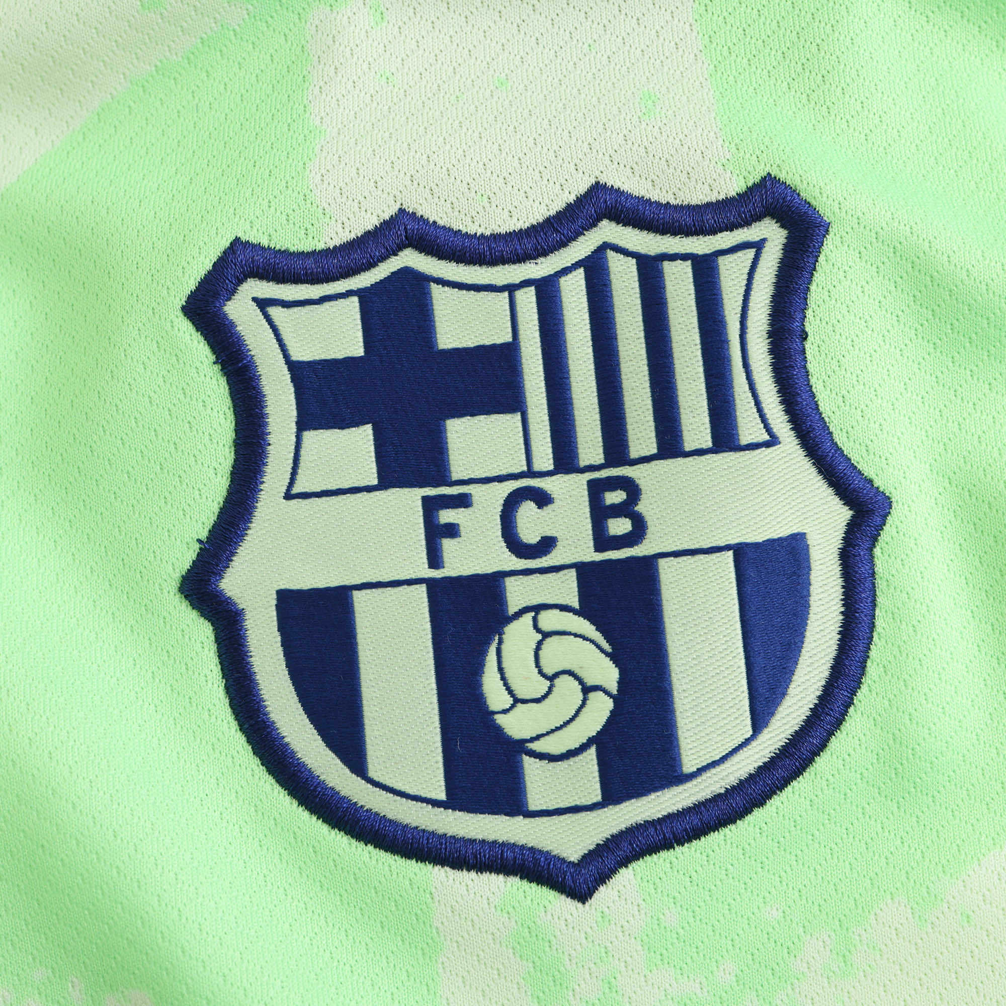 FC Barcelona 2024-2025 Season Third Green Football Jersey Trikot Maillot